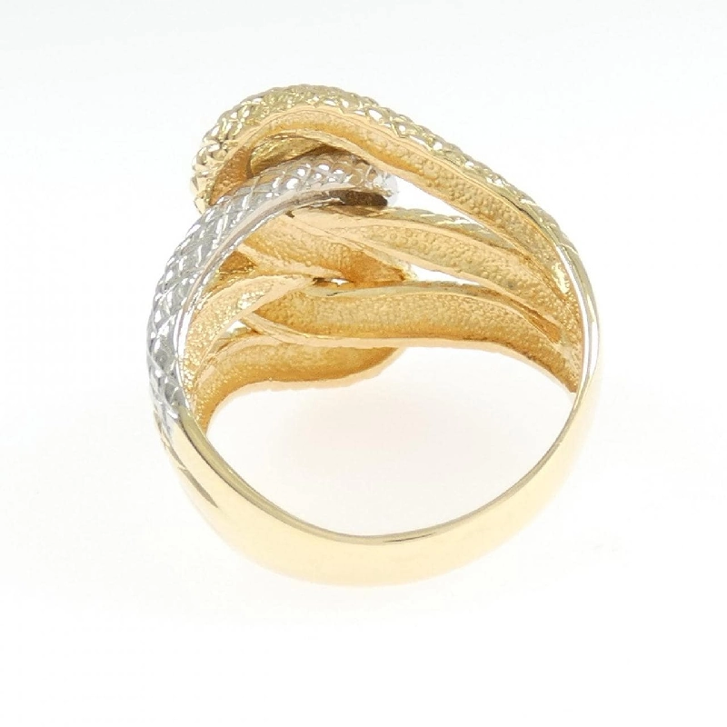 Nhẫn kim cương rắn K18YG/PT900 0.02CT 665410