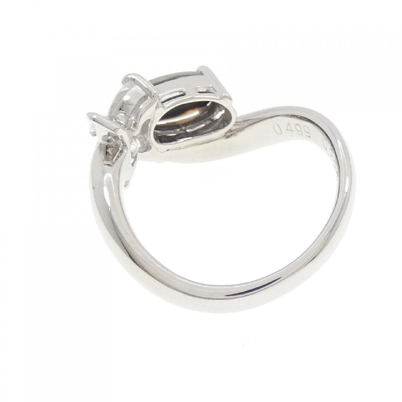 Nhẫn hoa opal đen PT900 0.499CT - Hàng hiệu Authentic 854243