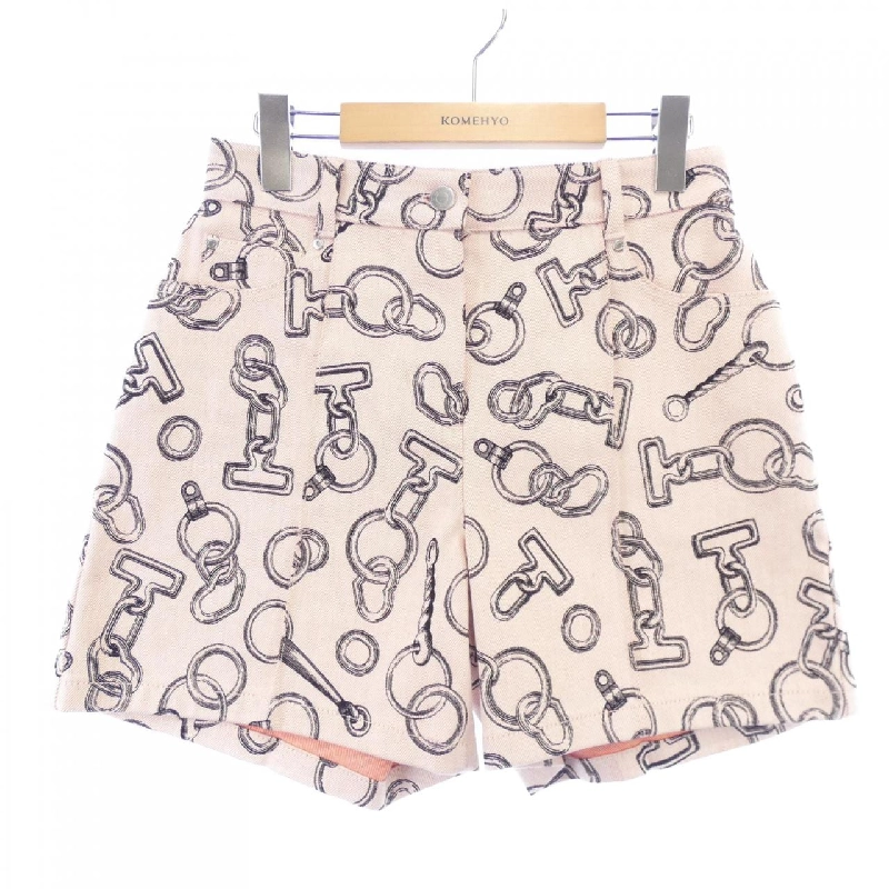 HERMES Kính vạn hoa hiệu ứng tinh tế Crude Cell Cartouche 4H0462DD Quần short - Hàng hiệu Chính hãng 813285