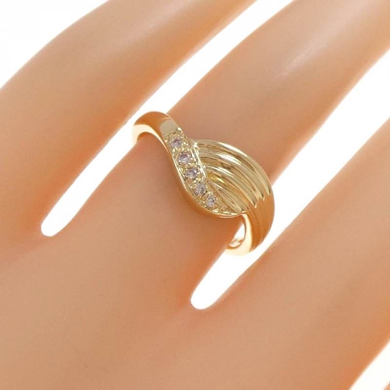 Nhẫn kim cương K18YG 0.05CT 668201