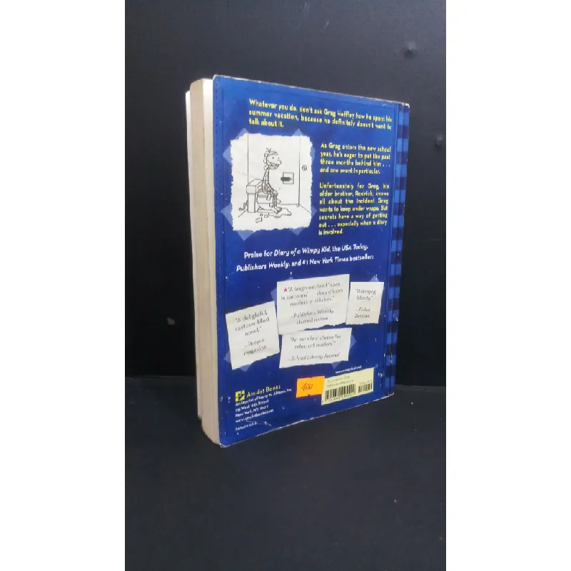 Diary of a wimpy kid Rodrick rules mới 90% bẩn bìa, ố vàng HCM0412 Jeff Kinney NGOẠI VĂN 353493