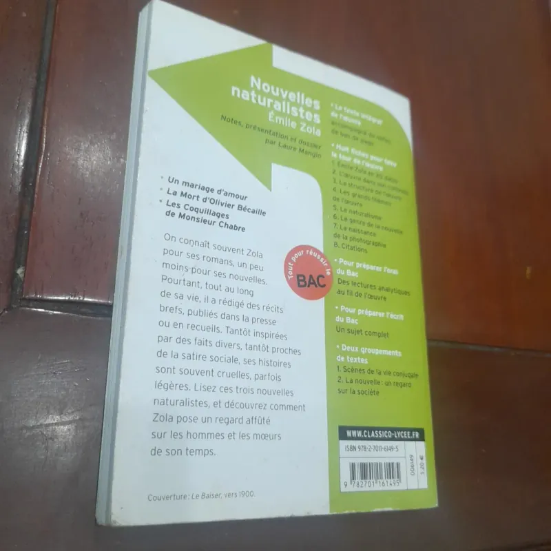 Nouvelles naturalistes Émile Zila 762060