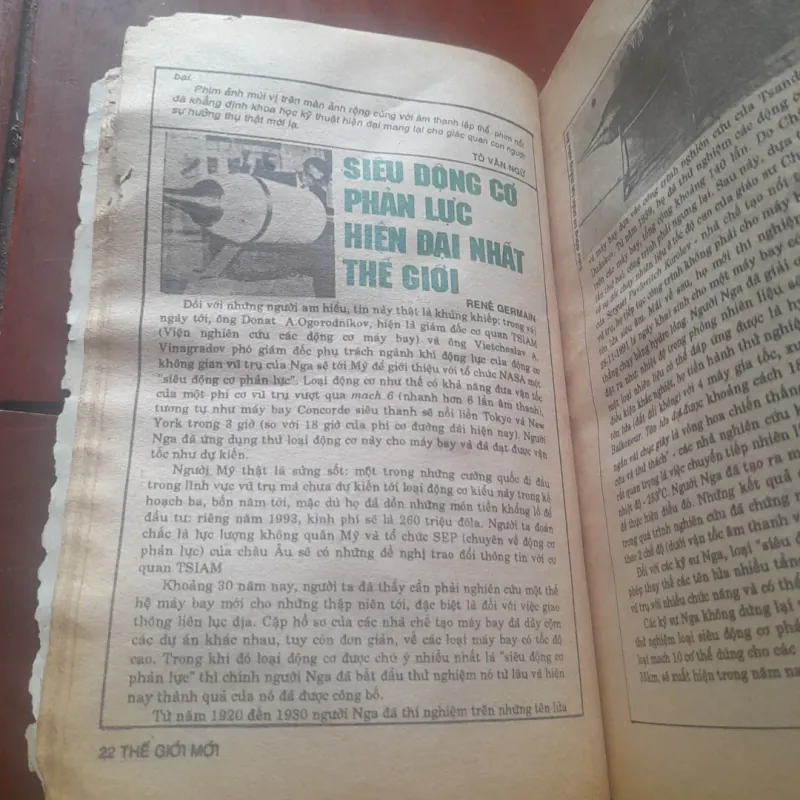 Bán nguyệt san THẾ GIỚI MỚI số 31 năm 1992 930954