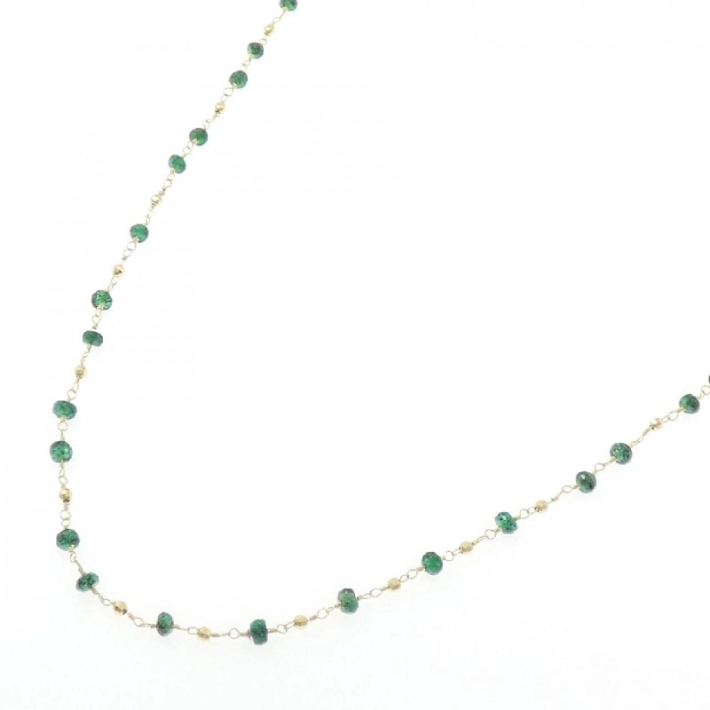 K18YG Emerald Necklace 8.00CT - Hàng hiệu Authentic 850183