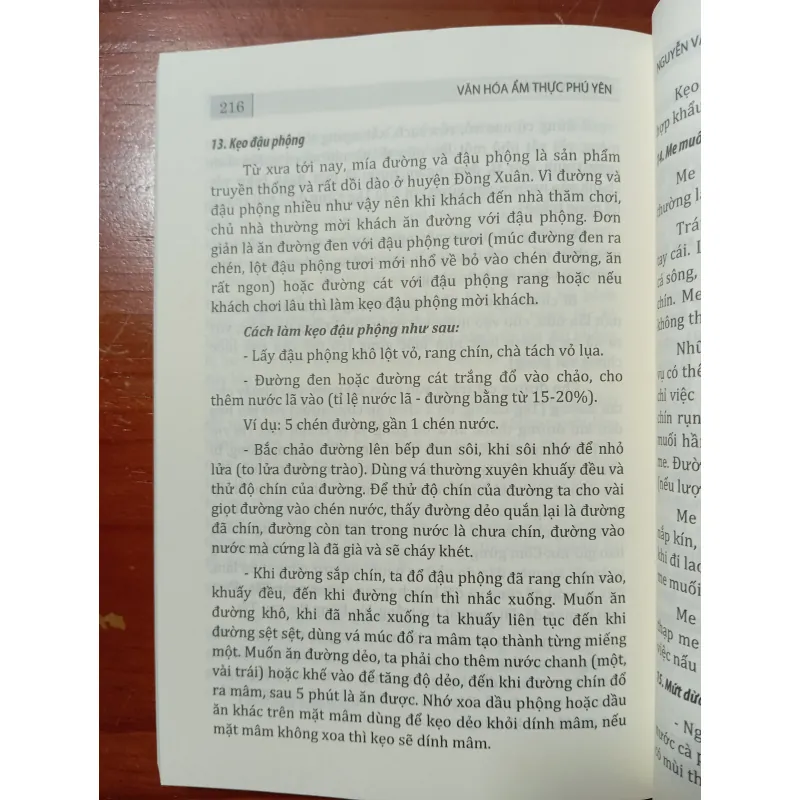 SÁCH NẤU ĂN NHƯNG LÀ Ở PHÚ YÊN (sách nghiên cứu văn hoá) 800446