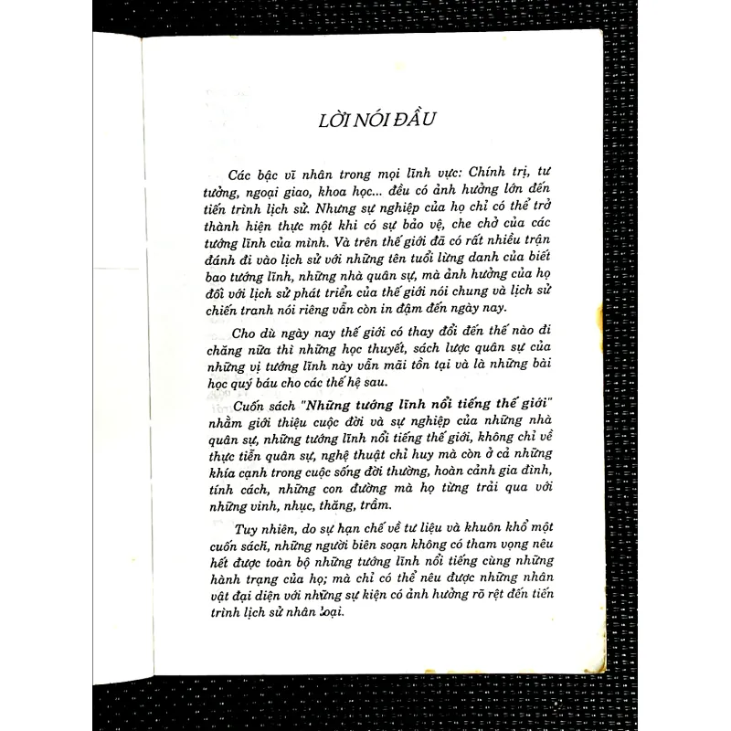 NHỮNG TƯỚNG LĨNH NỔI TIẾNG THẾ GIỚI - Nhóm ELICON biên soạn 1024202