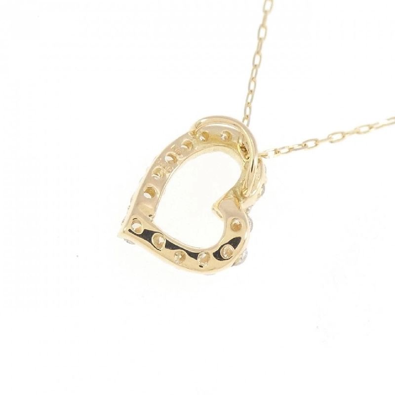 K18YG Dây chuyền kim cương hình trái tim 0.20CT - Hàng hiệu Chính hãng 863430