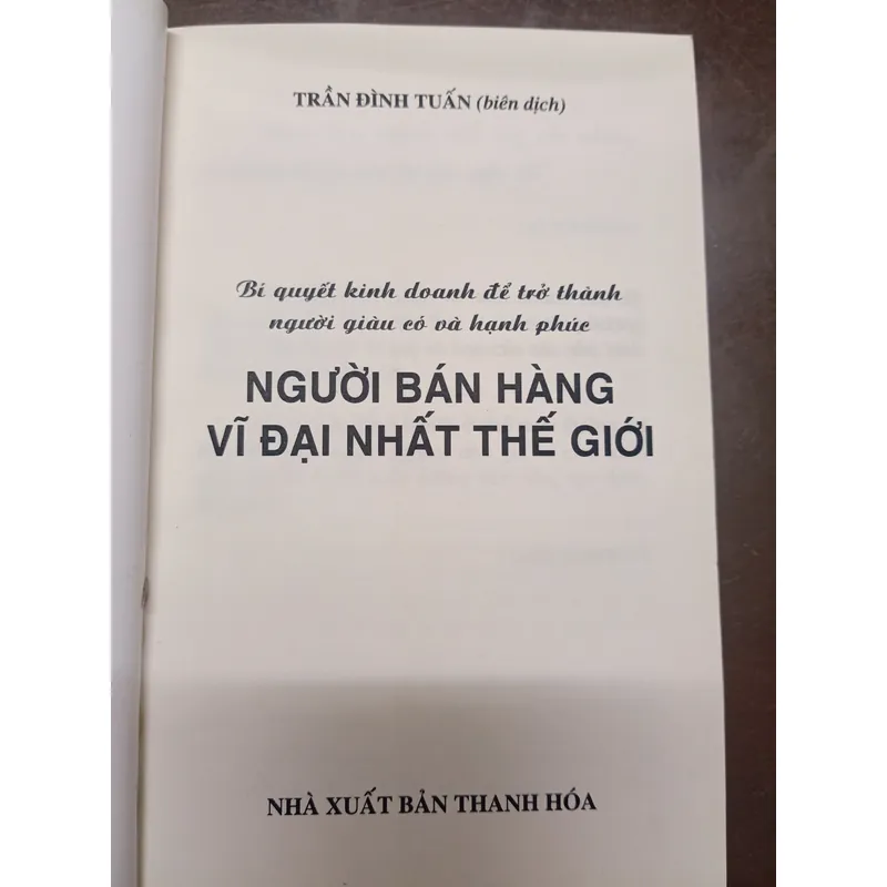Người bán hàng vĩ đại nhất thế giới - Sách cũ 642471