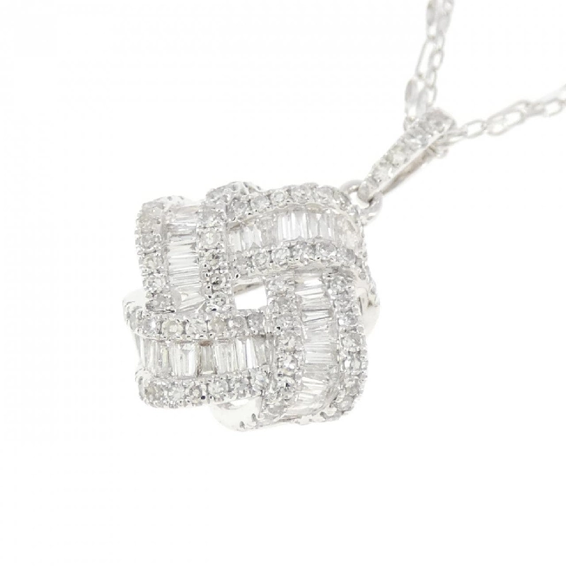 K18WG Dây chuyền kim cương 0.40CT - Hàng hiệu Chính hãng 860376