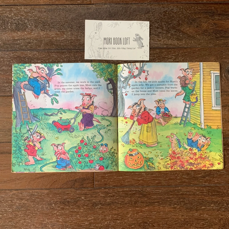 Sách tranh tiếng anh Little Monster at Home, Used, Minh họa cổ điển 478683