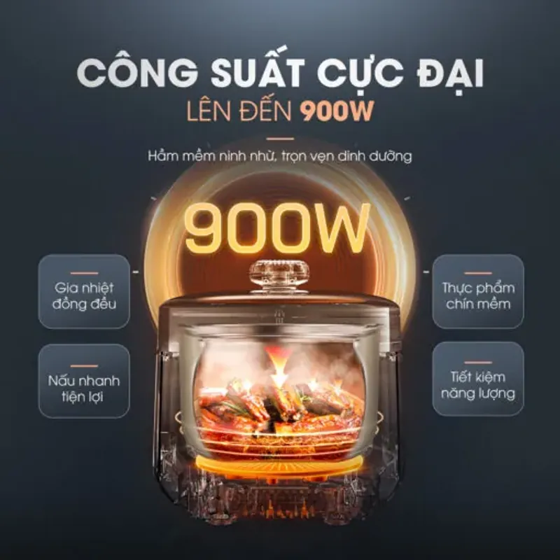 Kalite KPC5001 🔥 hầm thịt, ninh xương – giữ trọn dinh dưỡng – tiện lợi 708450
