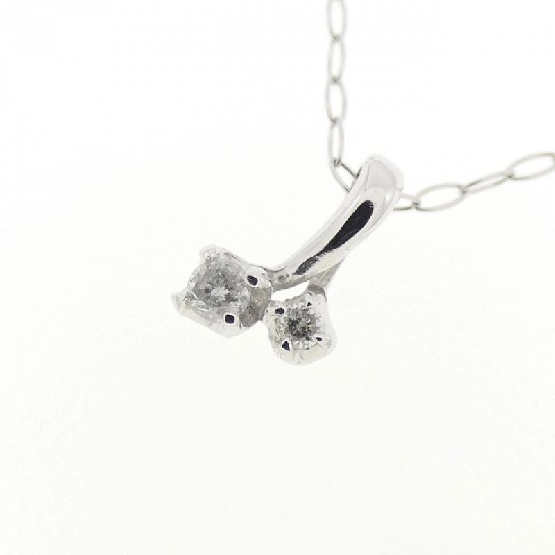 K18WG Dây chuyền kim cương 0.03CT - Hàng hiệu Authentic 863279