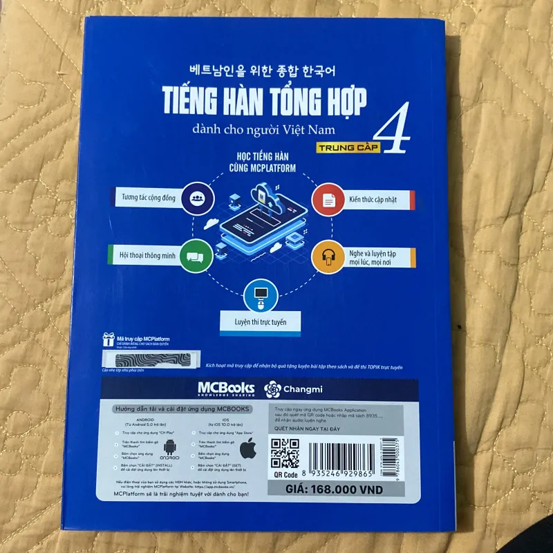Tiếng Hàn Tổng Hợp Dành Cho Người Việt Nam trung cấp 4 mới 99% 799469