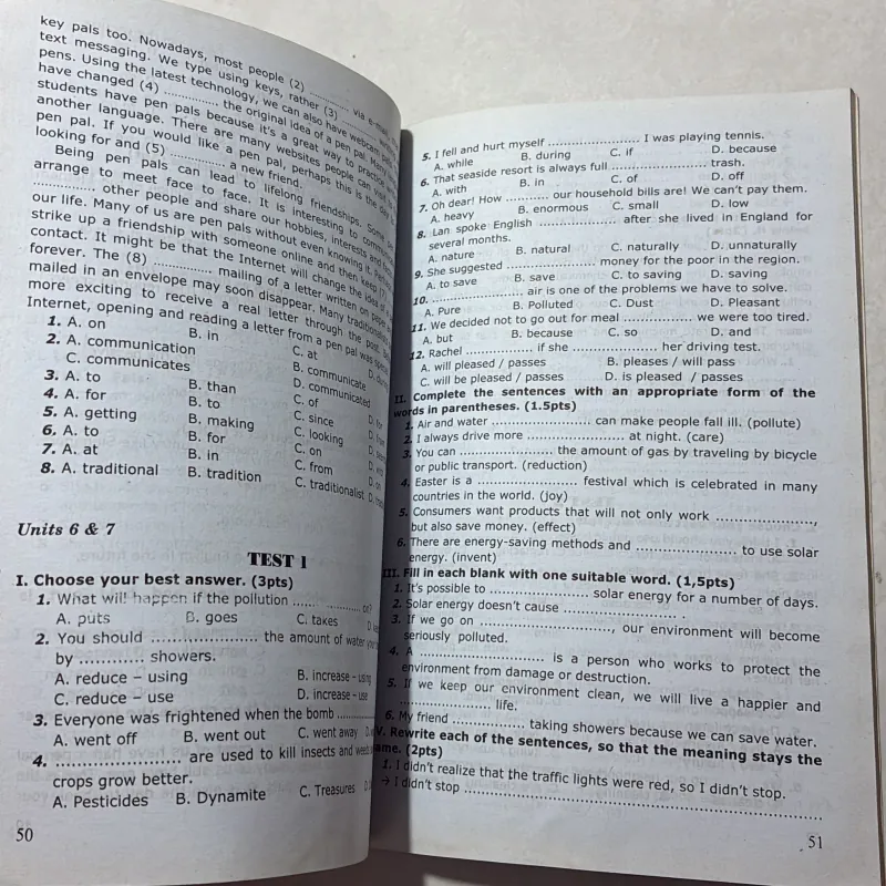 Đề kiểm tra Tiếng Anh 9 - Tôn Nữ Cẩm Tú 791969