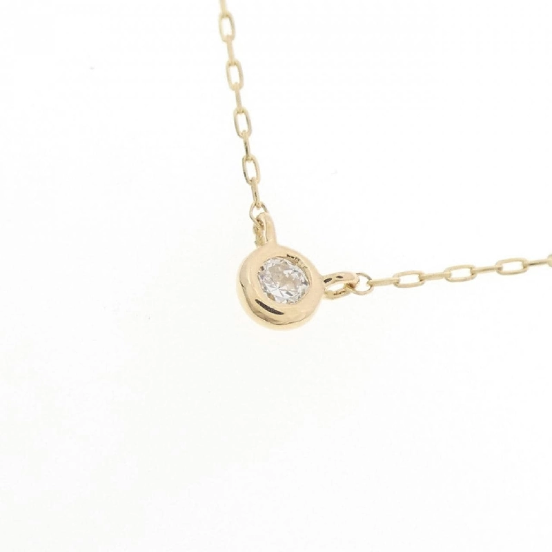 K18YG Solitaire Dây chuyền kim cương 0.05CT - Hàng hiệu Chính hãng 864862