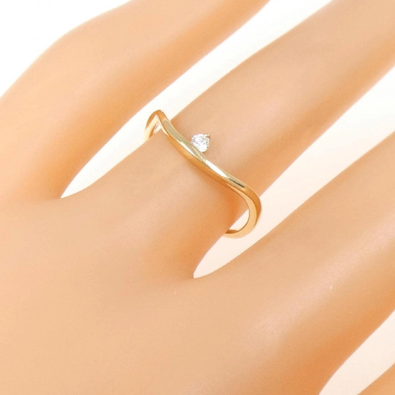 Nhẫn kim cương K18YG 0.03CT - Hàng hiệu Authentic 856062