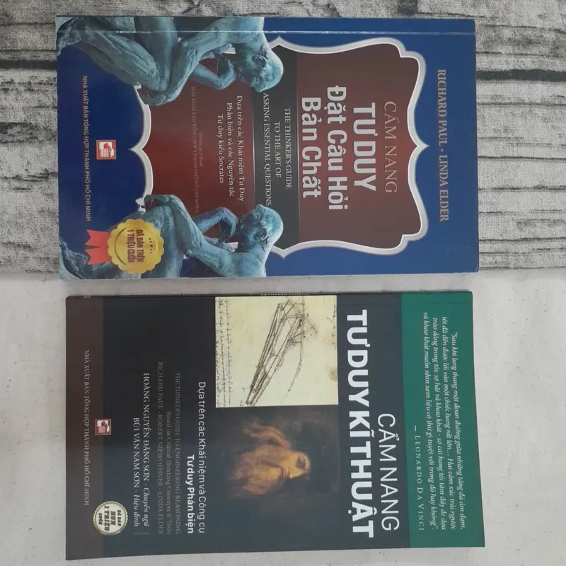 Cẩm nang Tư duy Kỹ thuật và Đặt câu hỏi bản chất (2 quyển) Richard Paul và Linda Elder 589000