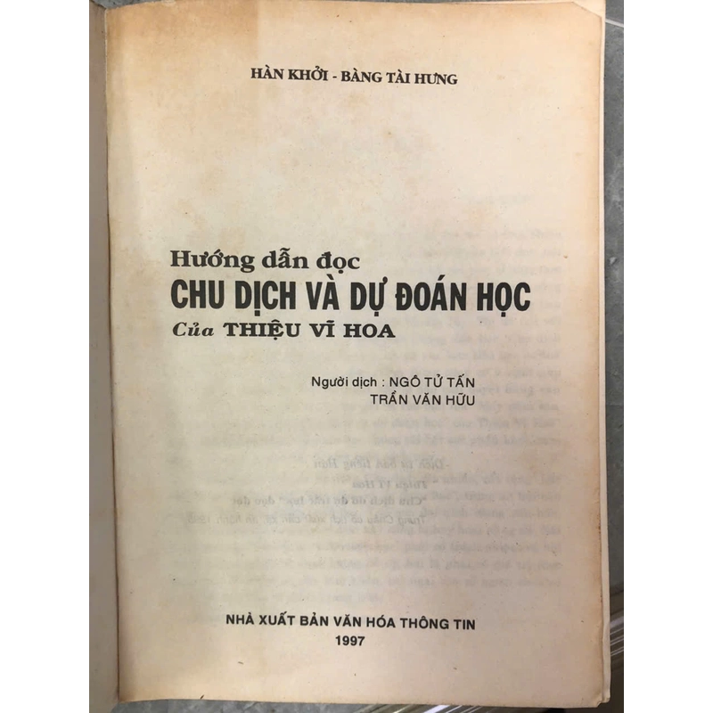 CHU DỊCH DỰ ĐOÁN HỌC - HÀN KHỞI, BÀNG TÀI HƯNG 474667