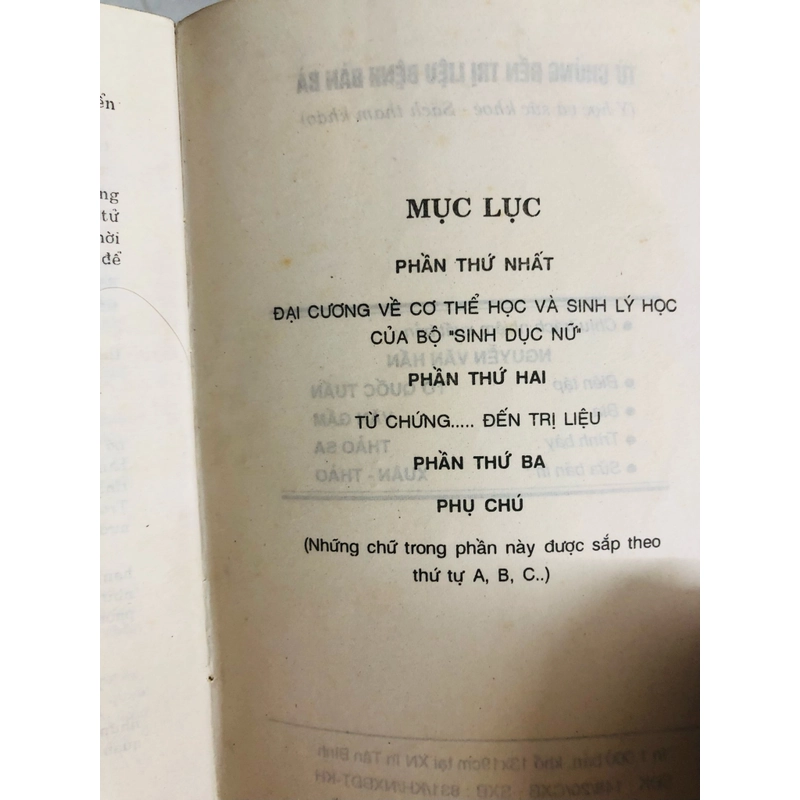 BỆNH ĐÀN BÀ - 474 trang, nxb: 1998 530505