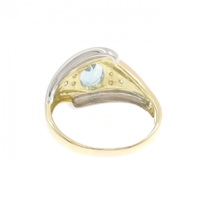 Nhẫn Blue Topaz K18YG/PT850 1.56CT - Hàng hiệu Chính hãng 846604