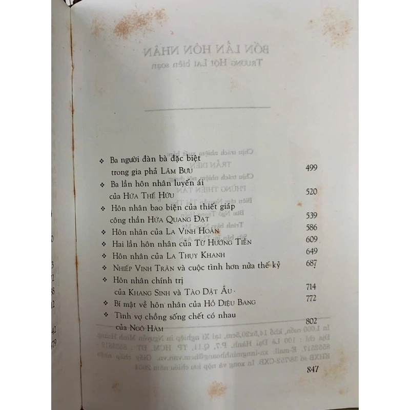 BỐN LẦN HÔN NHÂN 497626