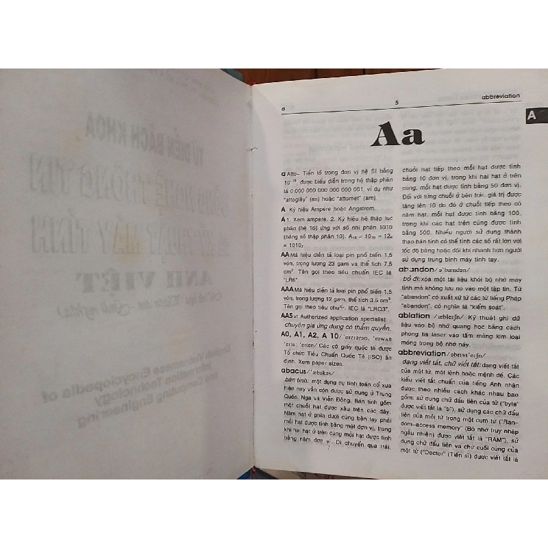 Từ điển bách khoa Công nghệ thông tin và Kỹ thuật máy tính Anh - Việt 758400