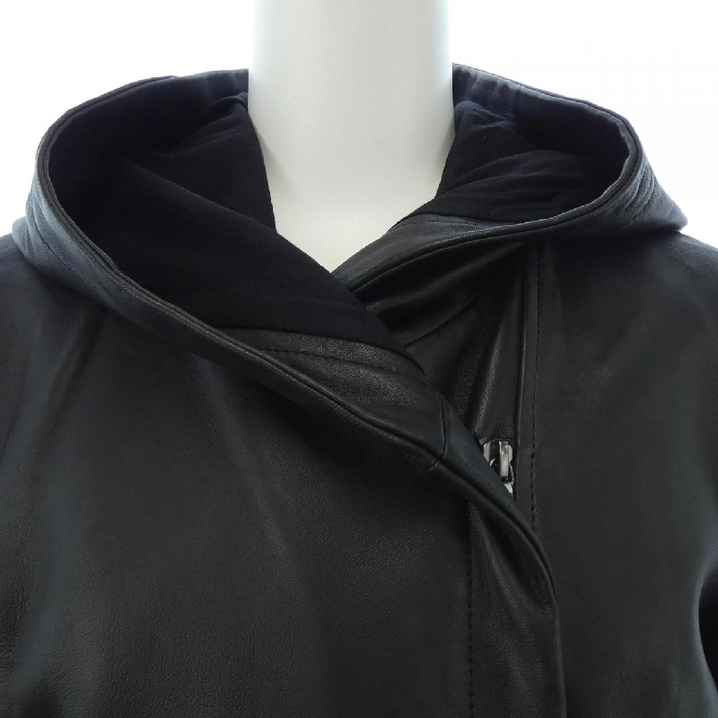 【Mã giảm giá】Theory luxe Áo khoác da 639155