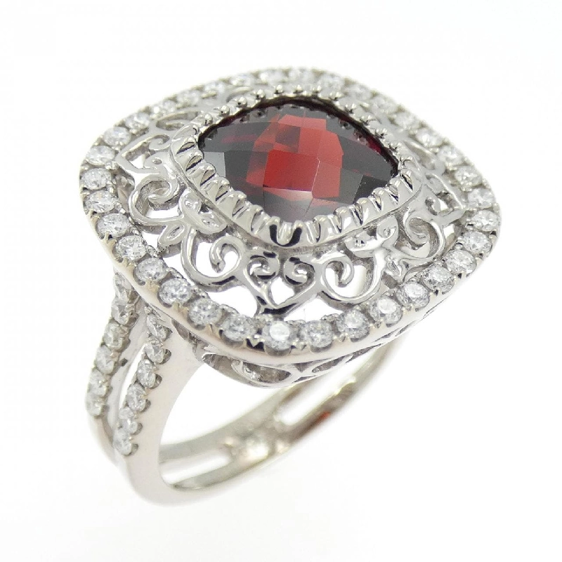 Nhẫn Garnet K18WG - Hàng hiệu Chính hãng 853852