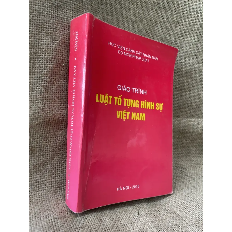 Giáo trình luật tố tụng hình sự Việt Nam - 2013 - 650 trang  996150
