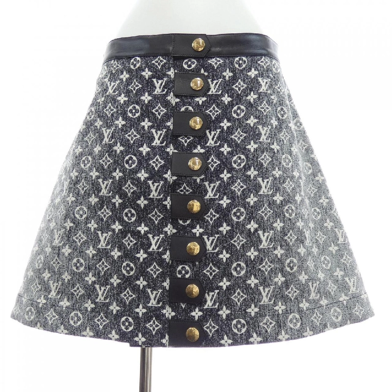 Chân váy denim họa tiết monogram LOUIS VUITTON FOSK25KJ2 - Hàng hiệu Authentic 815109