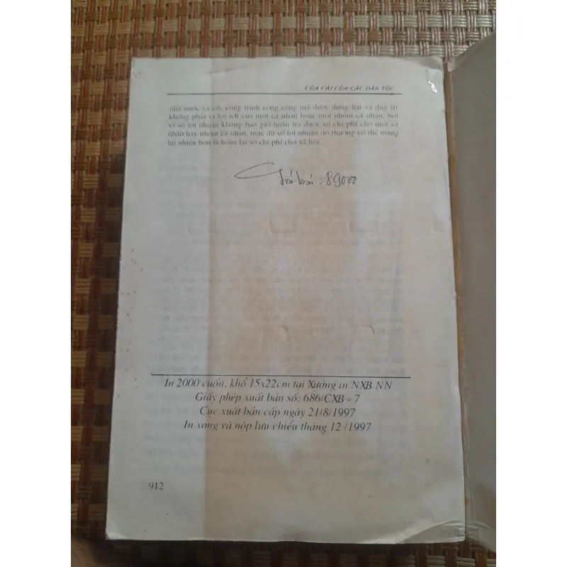 CỦA CẢI CỦA CÁC DÂN TỘC 762426