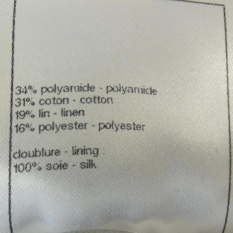 Áo khoác không cổ CHANEL P76339V68243 627202