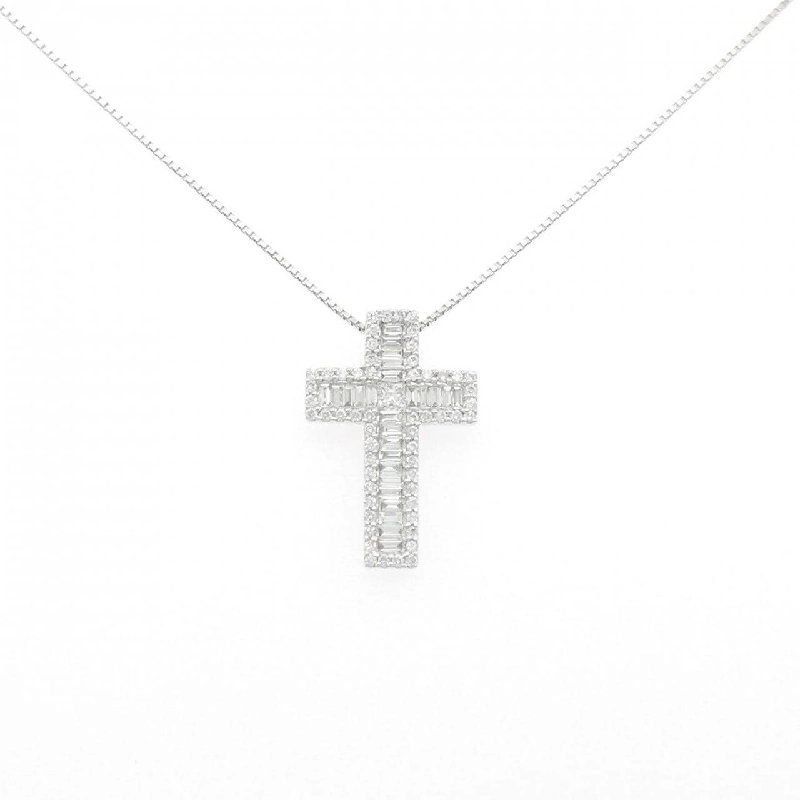 Dây chuyền kim cương 750WG/K18WG 0.87CT - Hàng hiệu Chính hãng 858578