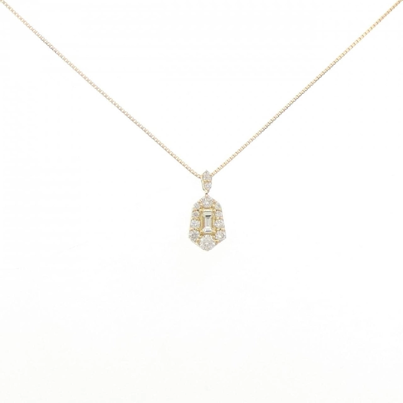 Dây chuyền kim cương K18YG 0.25CT - Hàng hiệu Chính hãng 861829