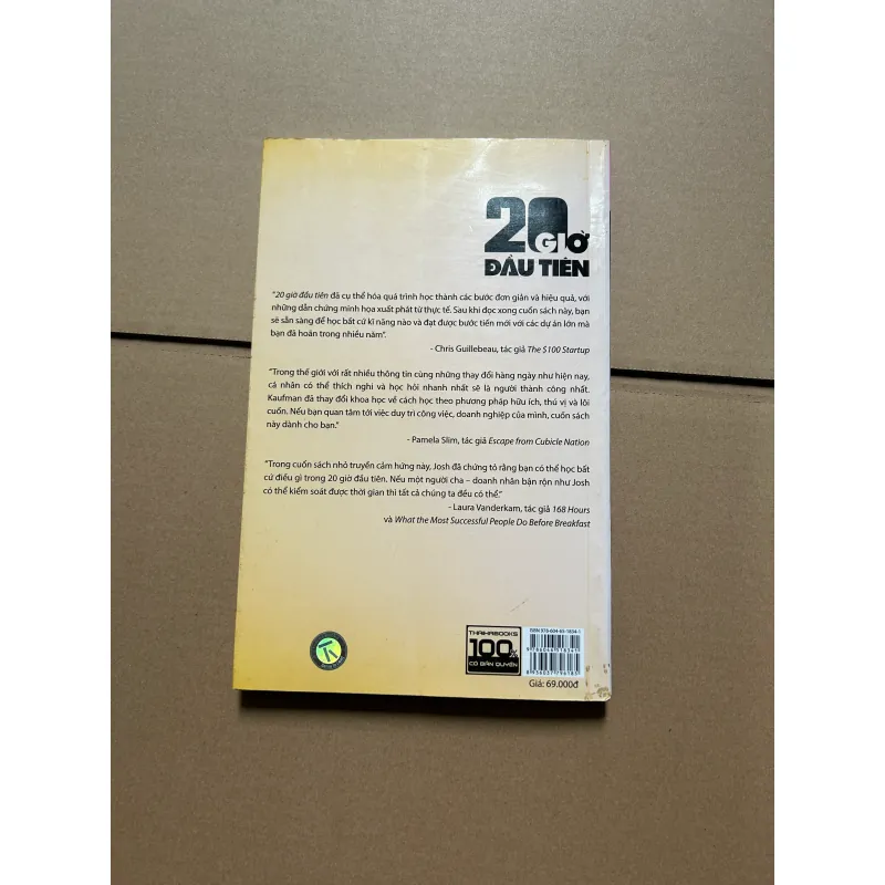 20 giờ đầu tiên (cách học nhanh bất cứ thứ gì) - Josh Kaufman 747005