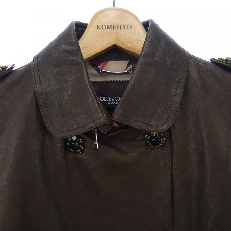 【Khuyến mãi】Áo khoác da Dolce & Gabbana 636784