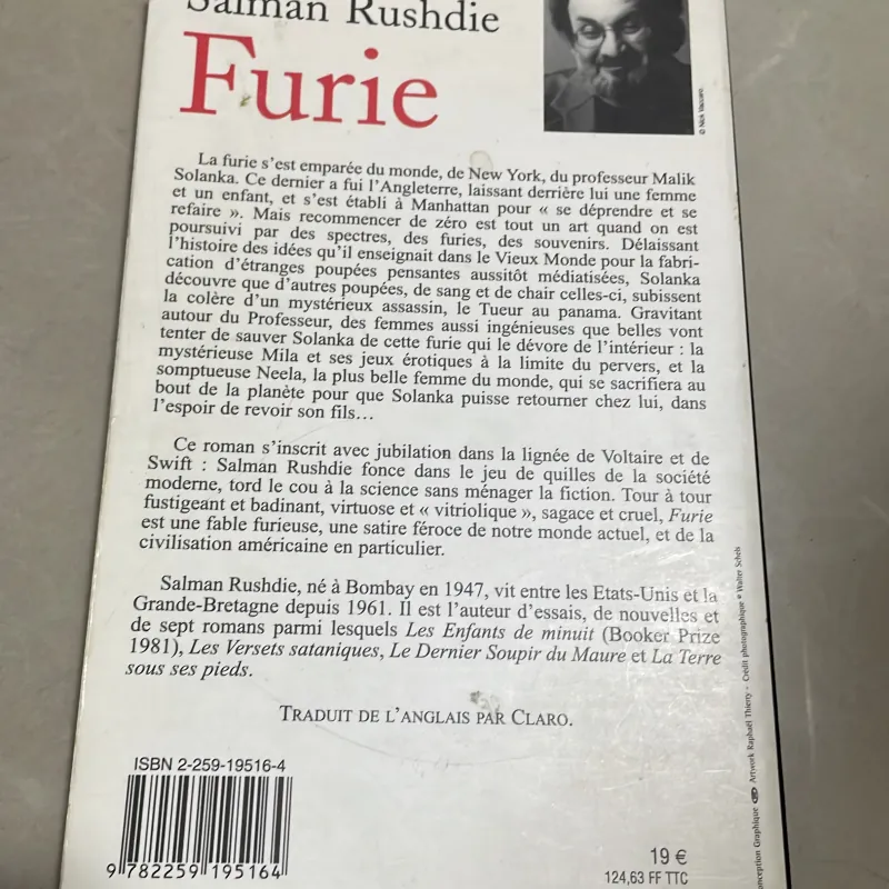 Furie - Salman Rushdie 1018769