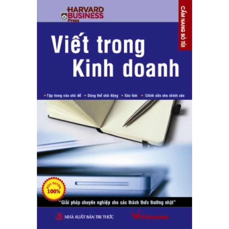 Viết trong kinh doanh – Bộ cẩm nang bỏ túi “Trí tuệ từ Harvard” 46311