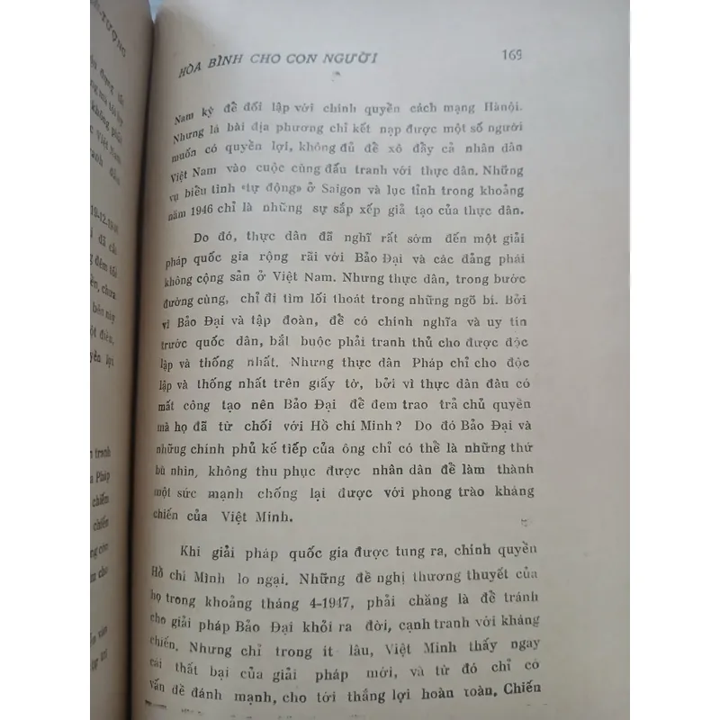 HÒA BÌNH CHO CON NGƯỜI - TRƯƠNG BÁ CẦN, TRƯƠNG ĐÌNH HÒE, NGUYỄN HỒ ĐỈNH 737341