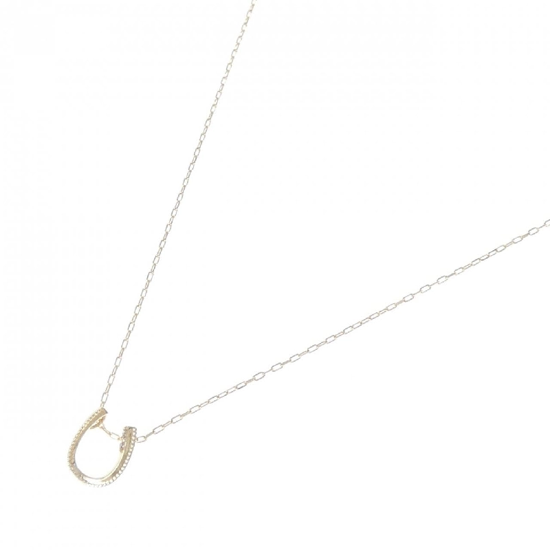 K10YG Nhẫn ngựa kim cương dây chuyền 0.01CT - Hàng hiệu Chính hãng 857162