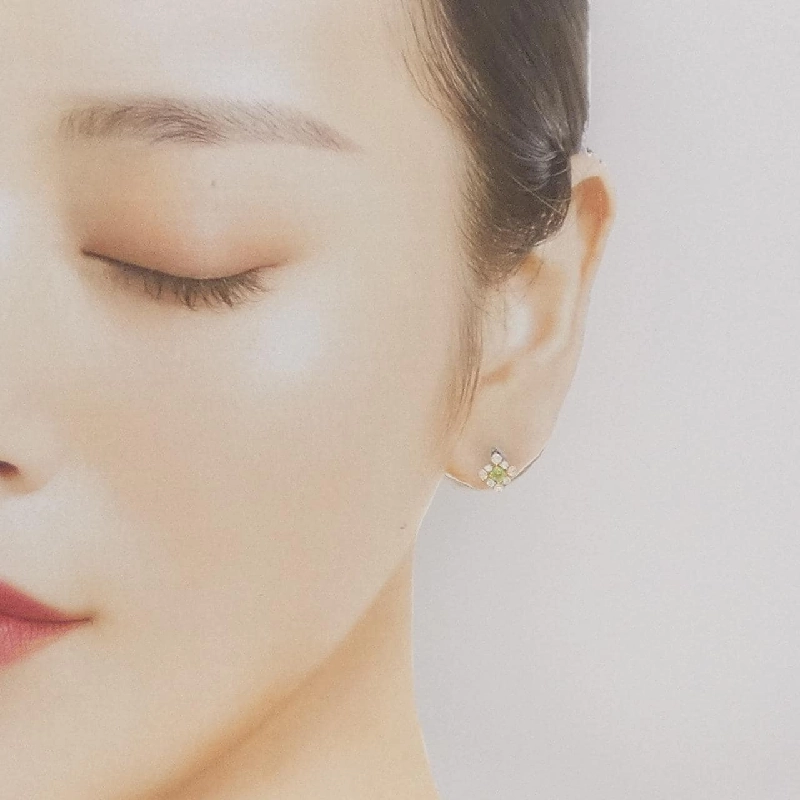 K10YG Peridot Bông tai - Hàng hiệu Chính hãng 874074