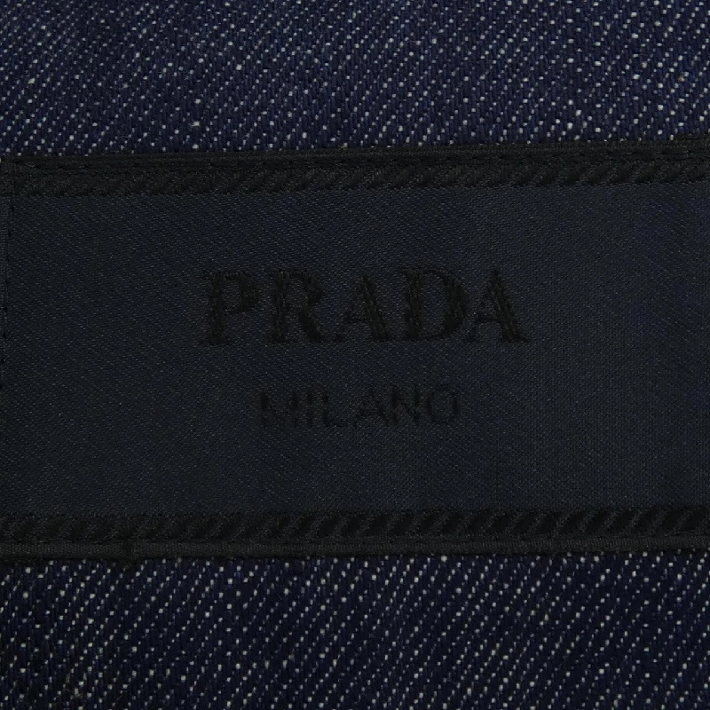 Áo sơ mi denim selvedge logo tam giác PRADA GEC068 S212 15C7 S/S - Hàng hiệu Chính hãng 893914