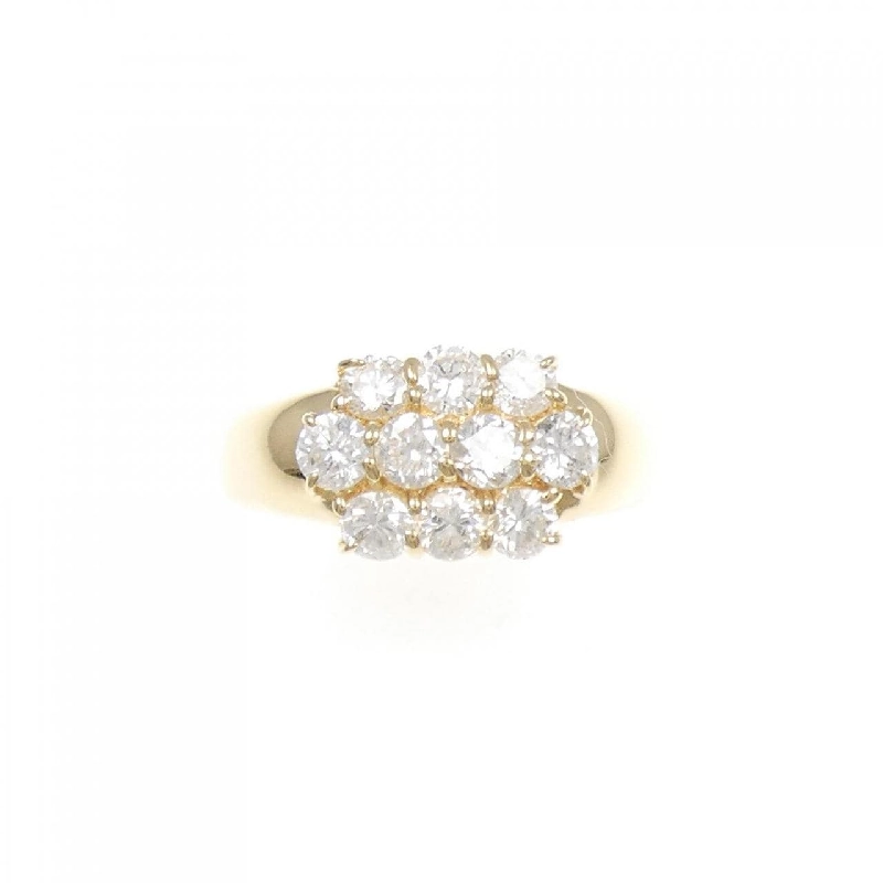 Nhẫn kim cương K18YG 1.07CT 672556