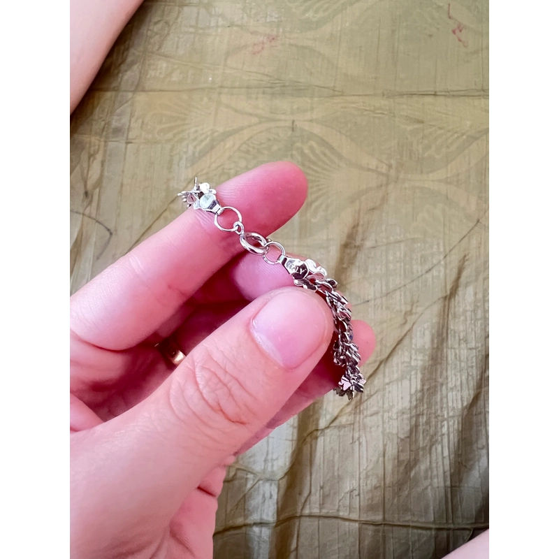 Vòng thời trang nữ S925 ytali trắng sáng 550004