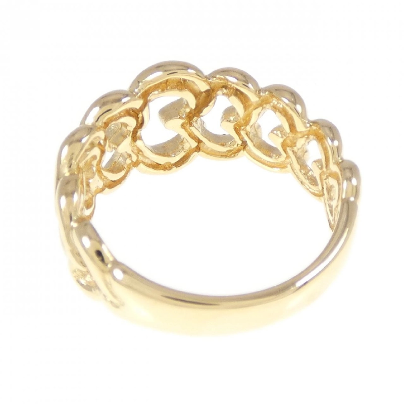 Nhẫn kim cương hình trái tim K18YG 0.119CT 670292