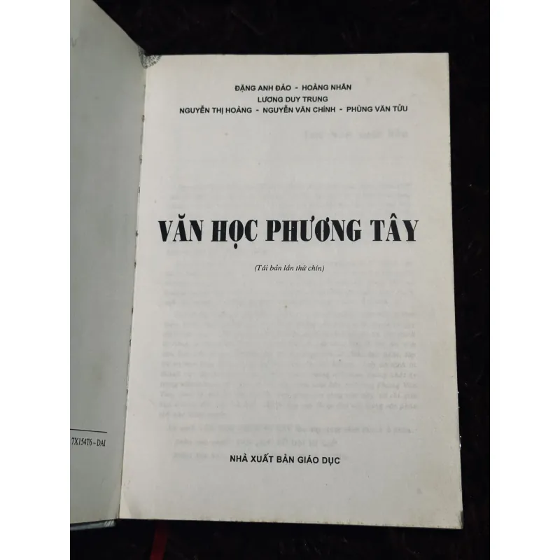 Văn học phương Tây 1001642