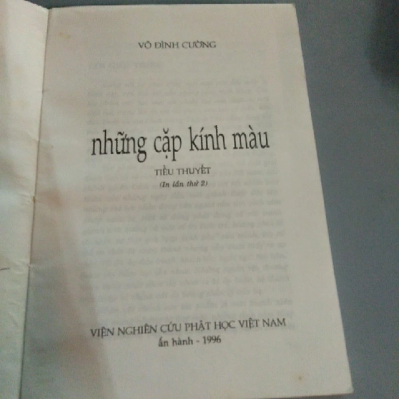 NHỮNG CẶP KÍNH MÀU - Võ Đình Cường 223782