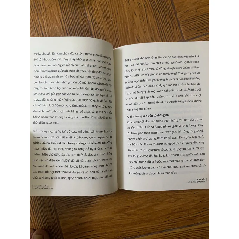 Chủ nghĩa tối giản - Chi Nguyễn (The Present Writer) 601036