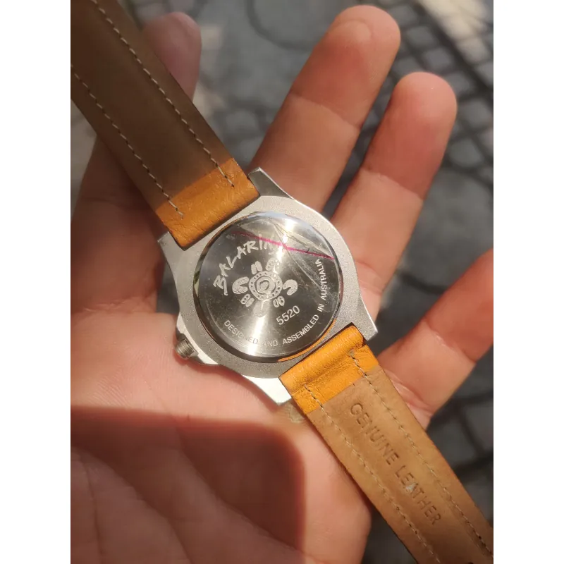 #Balarinji watch độc lạ 
Size 35 chưa núm 
Dial là mẫu chú rùa 🐢 mai mắn 
Xtram 1009978