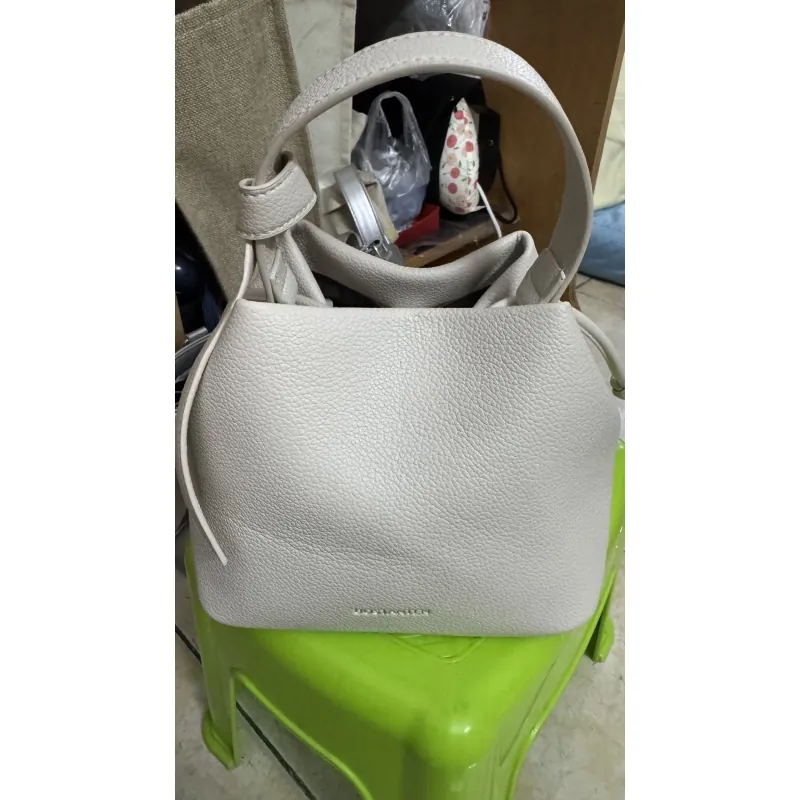 Túi xách dây rút Bostanten màu trắng nhạt (kèm dây đeo chéo) 1002624